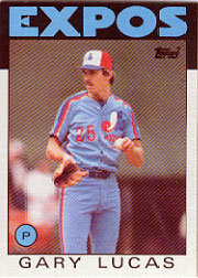 1986 Topps Baseball Cards      601     Gary Lucas